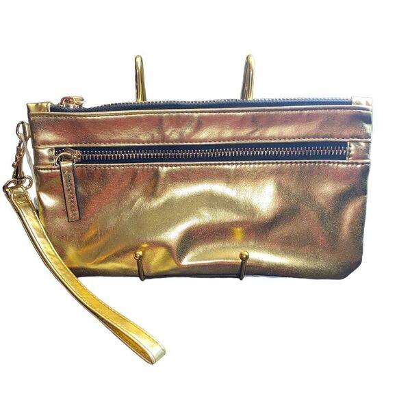 Gold Shiraleah Chicago Wristlet - Picture 1 of 5